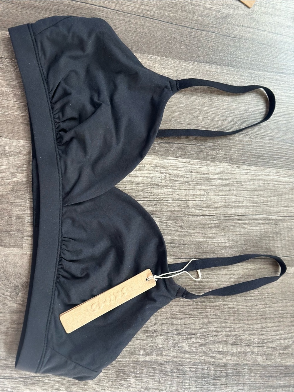 SKIMS Black Triangle Bralette – Size M – NWT